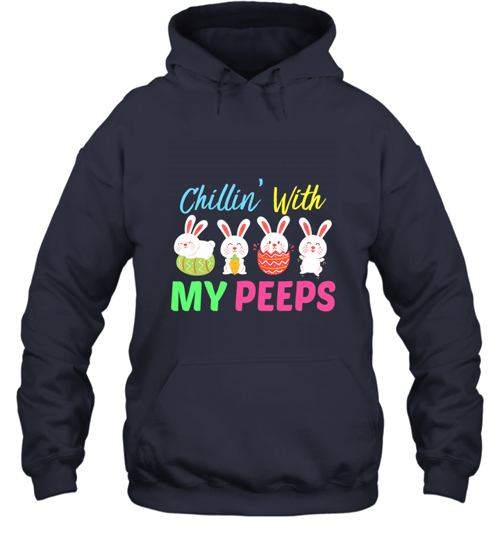 Chillin' With My Peeps Easter Bunny Unisex Hoodie