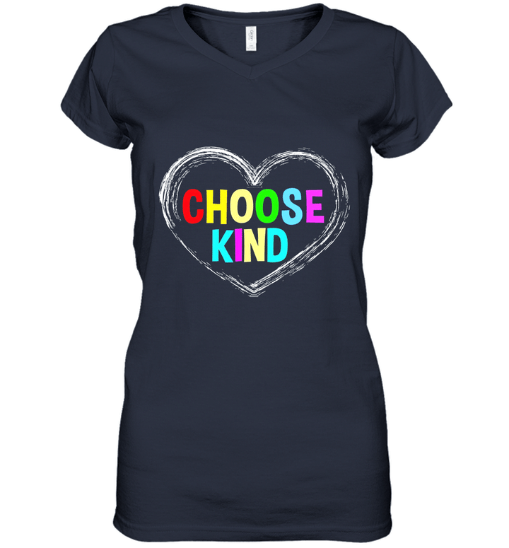Choose Kind Heart Women V-Neck