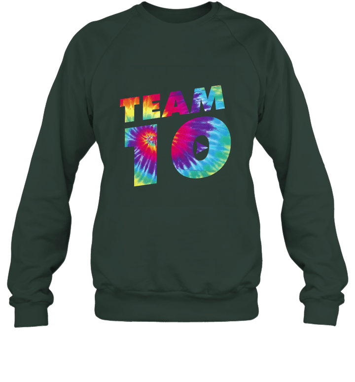 Colorful Team 10 Unisex Crewneck Sweatshirt