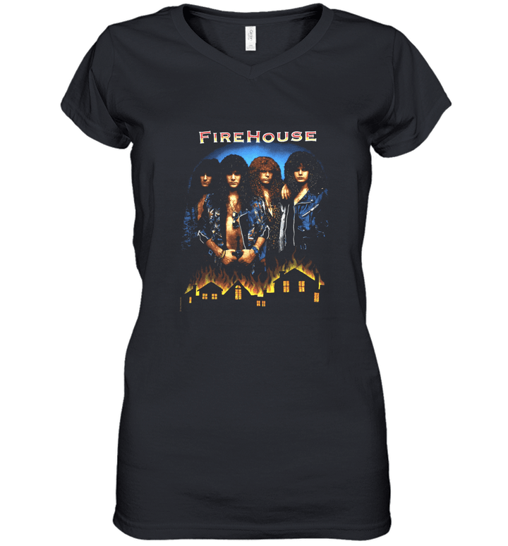 1992 Firehouse vintage Women V-Neck