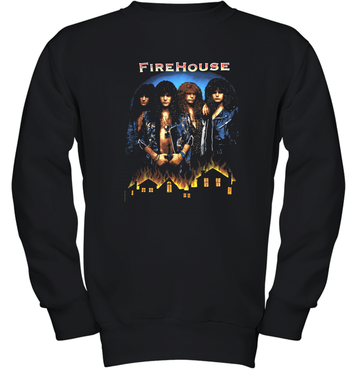 1992 Firehouse vintage Youth Crewneck Sweatshirt