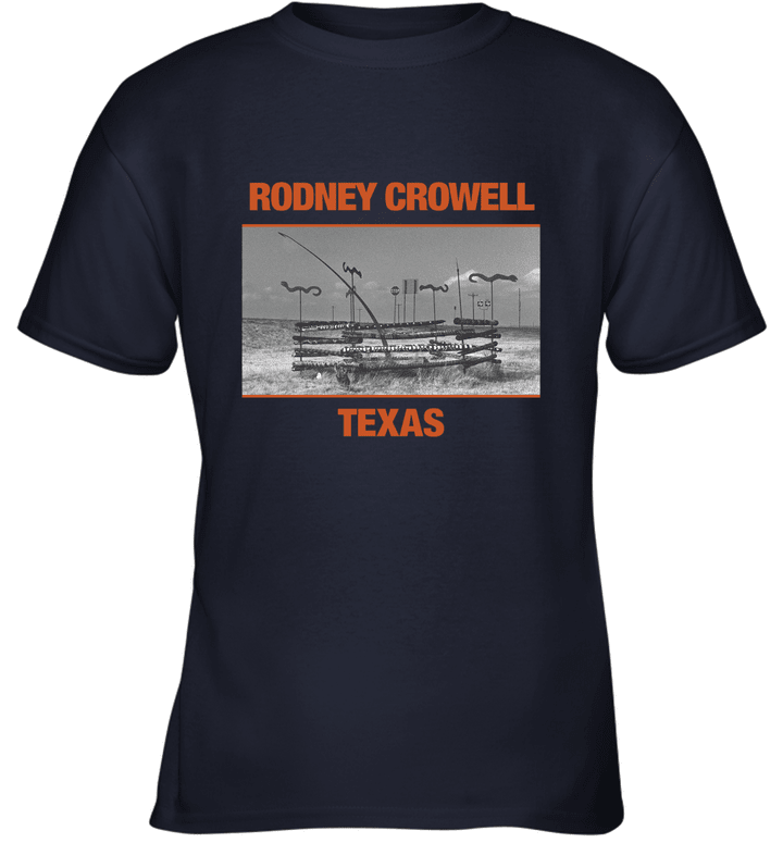 Rodney Crowell Texas Poster Youth T-Shirt