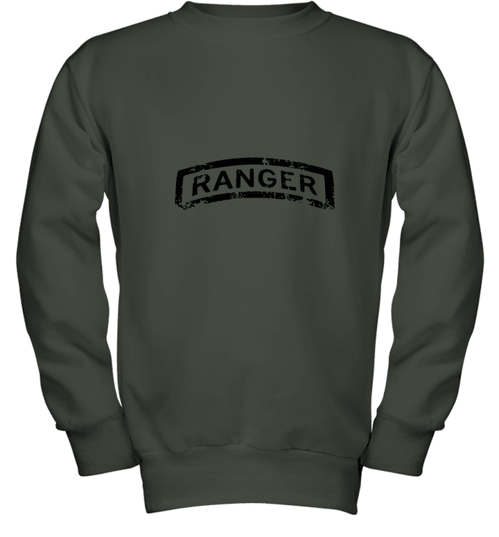 Vintage Army Ranger Youth Crewneck Sweatshirt