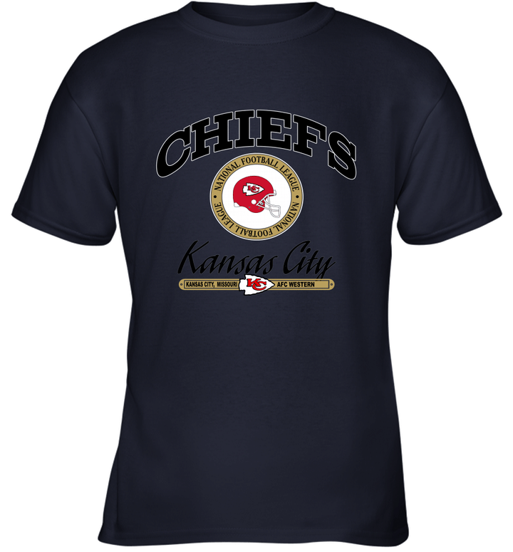 Vintage 1998 Chief Kansas City Big Logo Youth T-Shirt