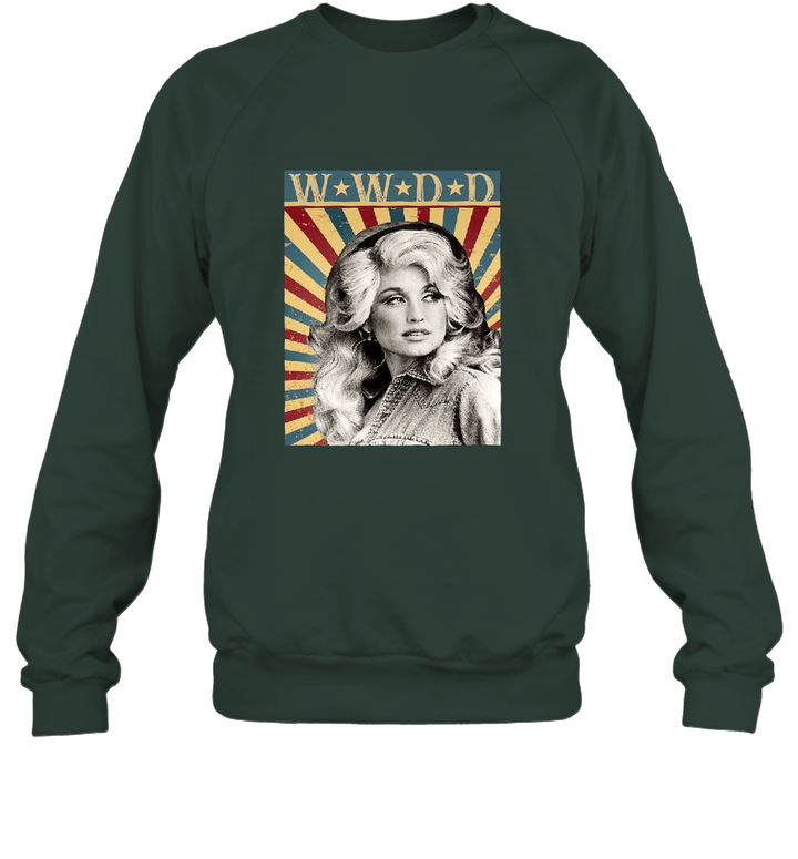 Vote Dolly For President Vintage Unisex Crewneck Sweatshirt