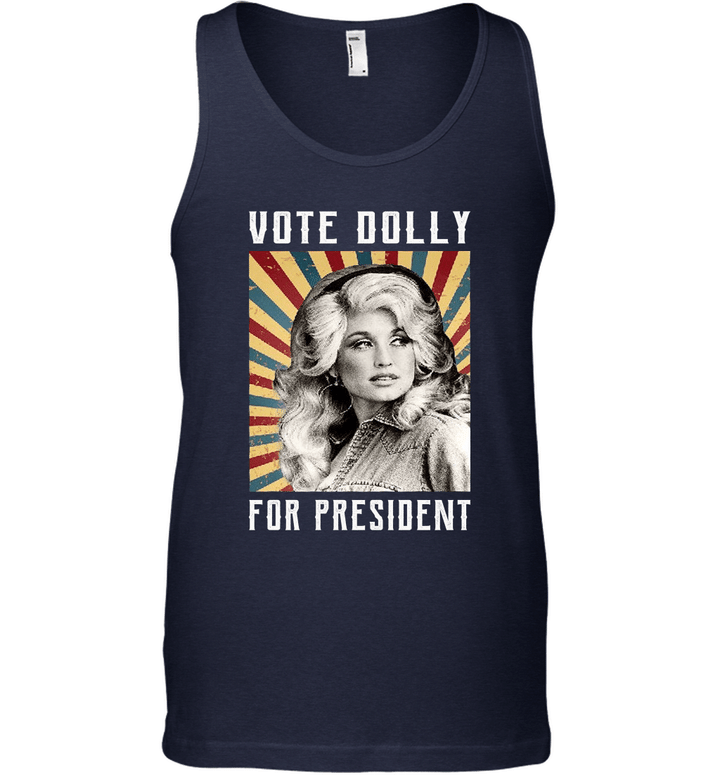 Vote Dolly For President Tank Top