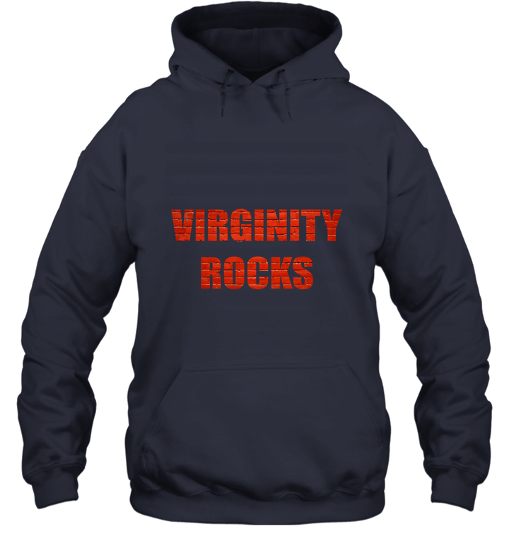 Virginity Rocks Funny Cool Letters Unisex Hoodie