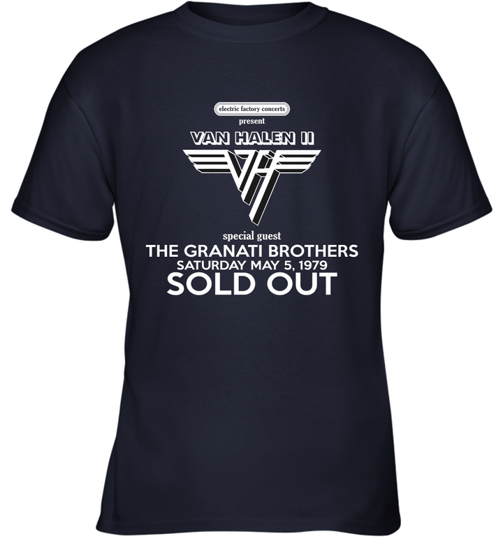 Vintage Van Halen Concert Youth T-Shirt