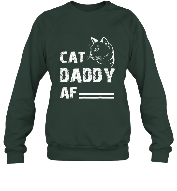 Cat Daddy AF Unisex Crewneck Sweatshirt