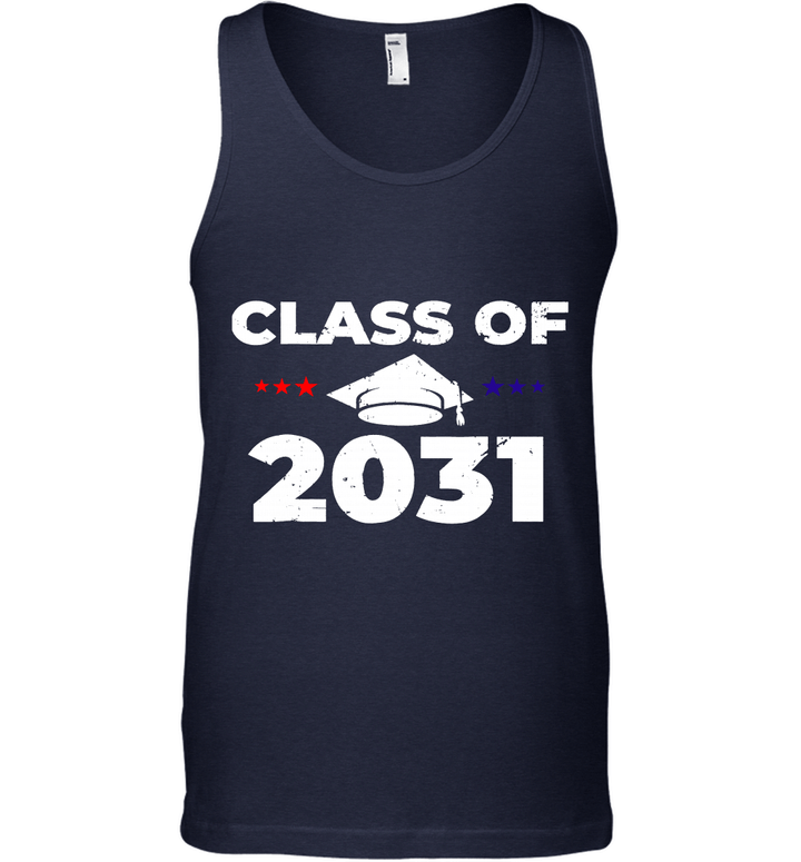 Class of 2031 Grow With Me Funny Tank Top