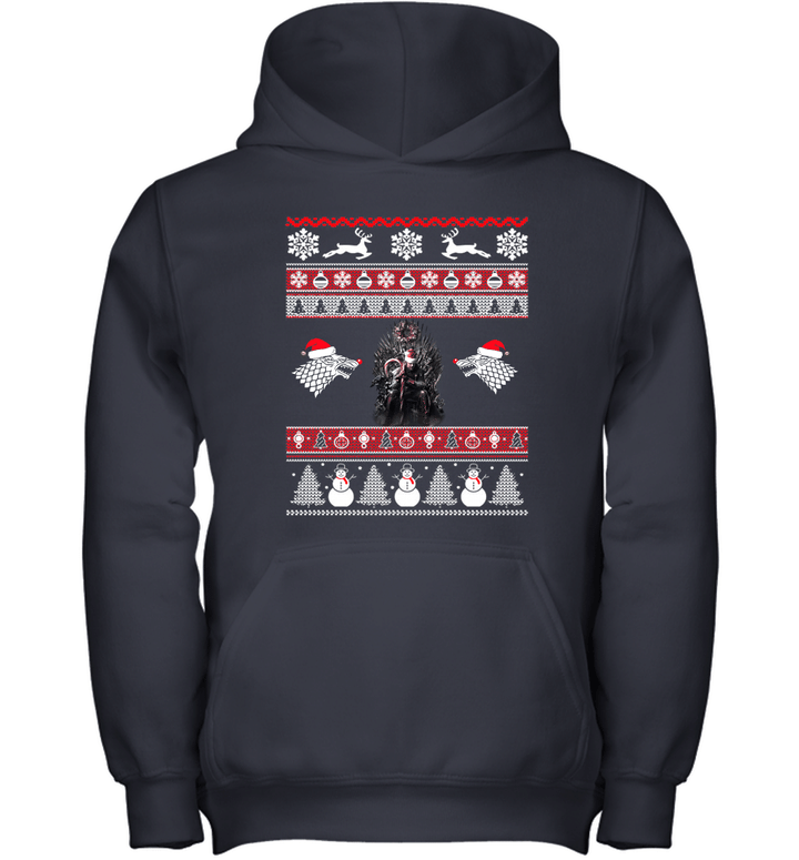 Chritmas Is Coming Ugly Youth Hoodie