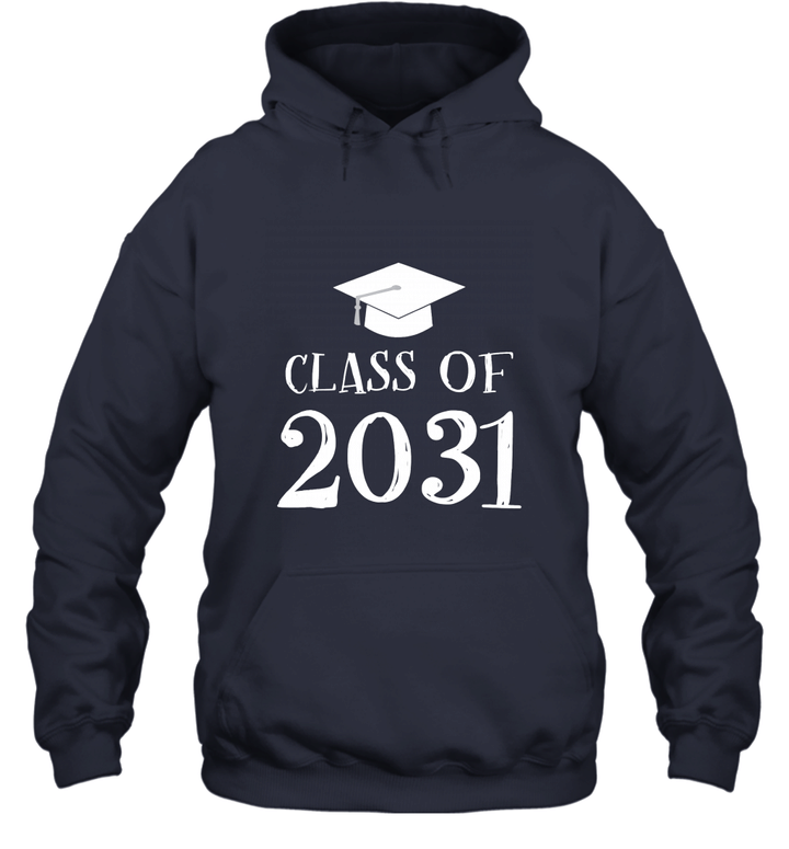 Class of 2031 Grow With Me First Day of School Shirt Unisex Hoodie