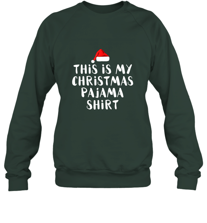 Christmas Pajama T Shirt Funny Christmas day Unisex Crewneck Sweatshirt