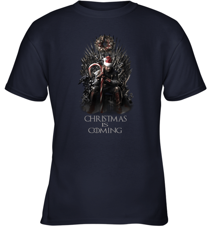 Christmas Is Coming Parody Youth T-Shirt