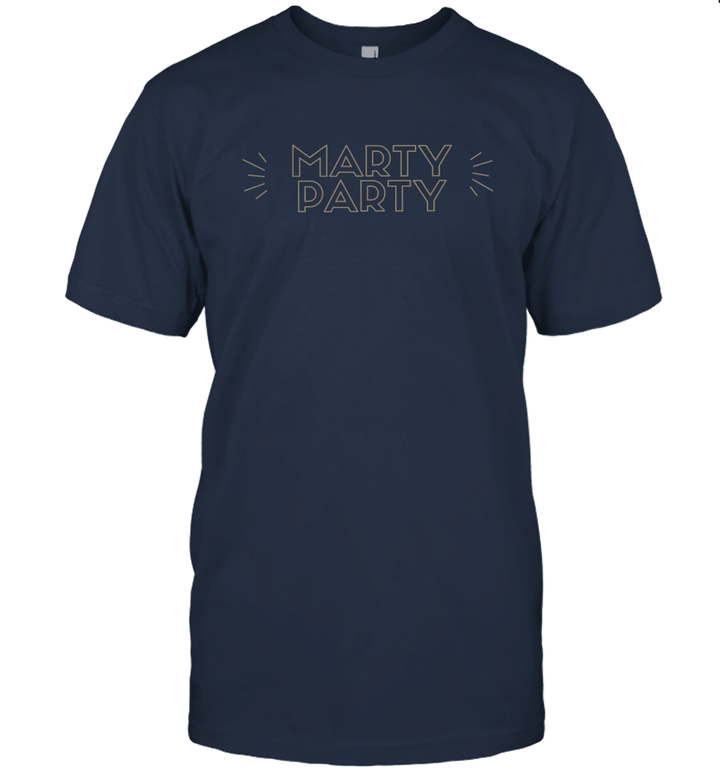 ChinbelBay Marty Party Logo Men Dating Short Sleeve Tee Unisex T-Shirt