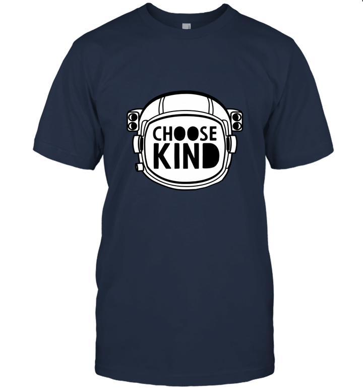 Choose Kind Space Helmet Unisex T-Shirt