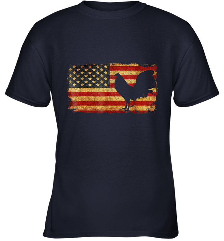 Chicken us flag Youth T-Shirt