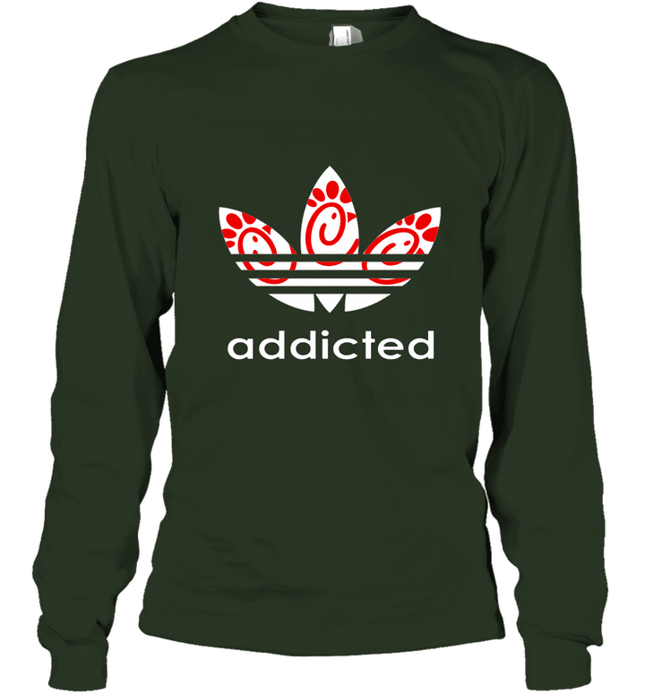 Chick Fil A Addicted Unisex Long Sleeve
