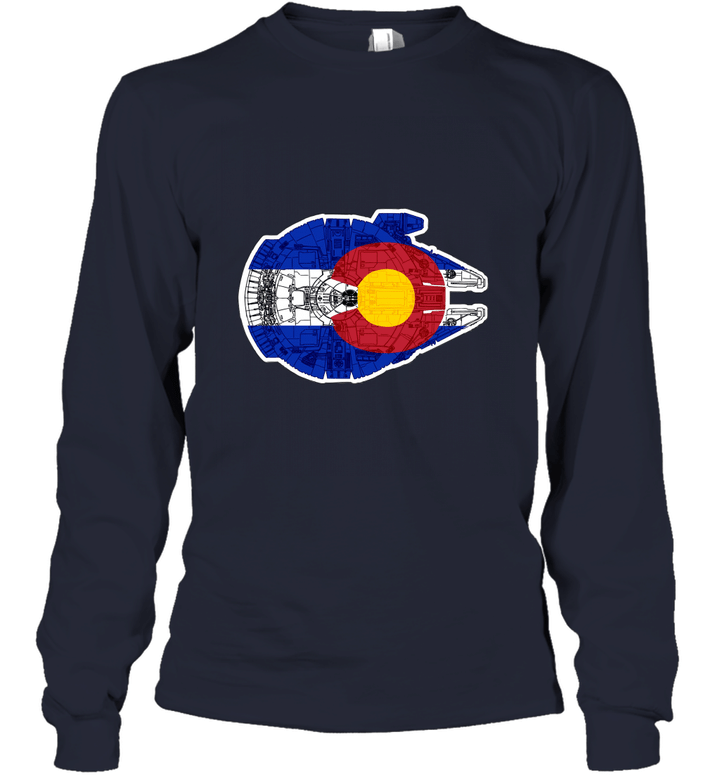 Colorado Flag and The Millennium Youth Long Sleeve