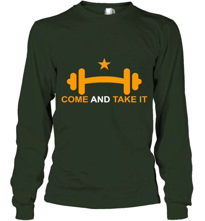 Come And Take It Squat Unisex Long Sleeve