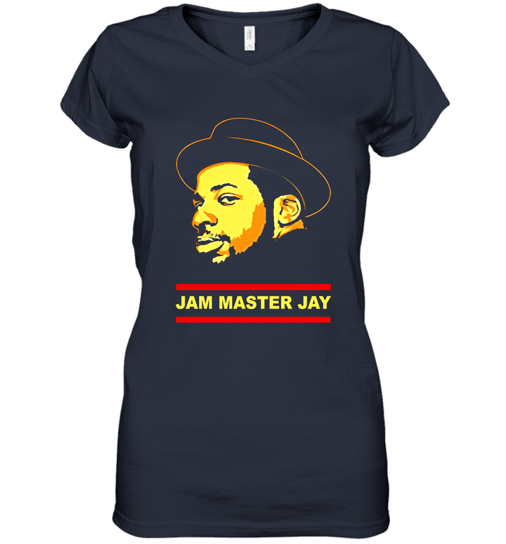 Clothing Men's Jam Master Jay Face Classics t Shirts Women V-Neck