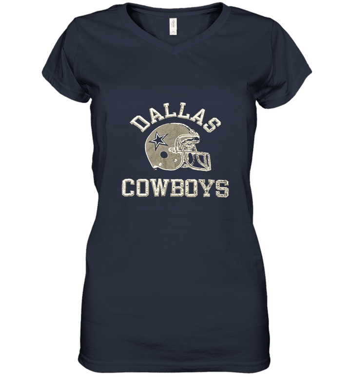 Dallas Cowboys T Shirt jersey super bowl Women V-Neck
