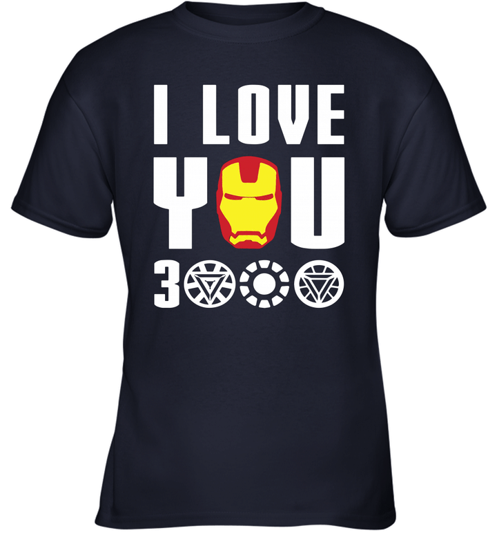 Daddy, I Love You 3000 Times Avengerss Endgame For Fan Youth T-Shirt