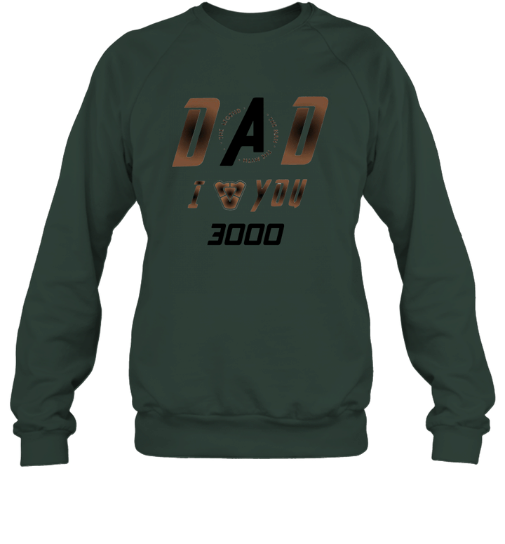 Dad the legend the mn the myth i love you 3000 shirt Unisex Crewneck Sweatshirt