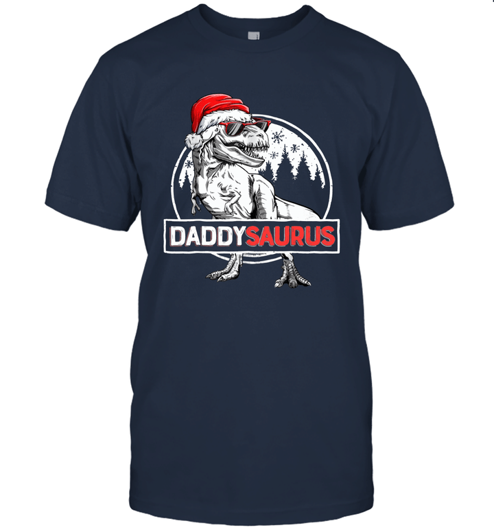 Daddy Saurus Christmas Unisex T-Shirt