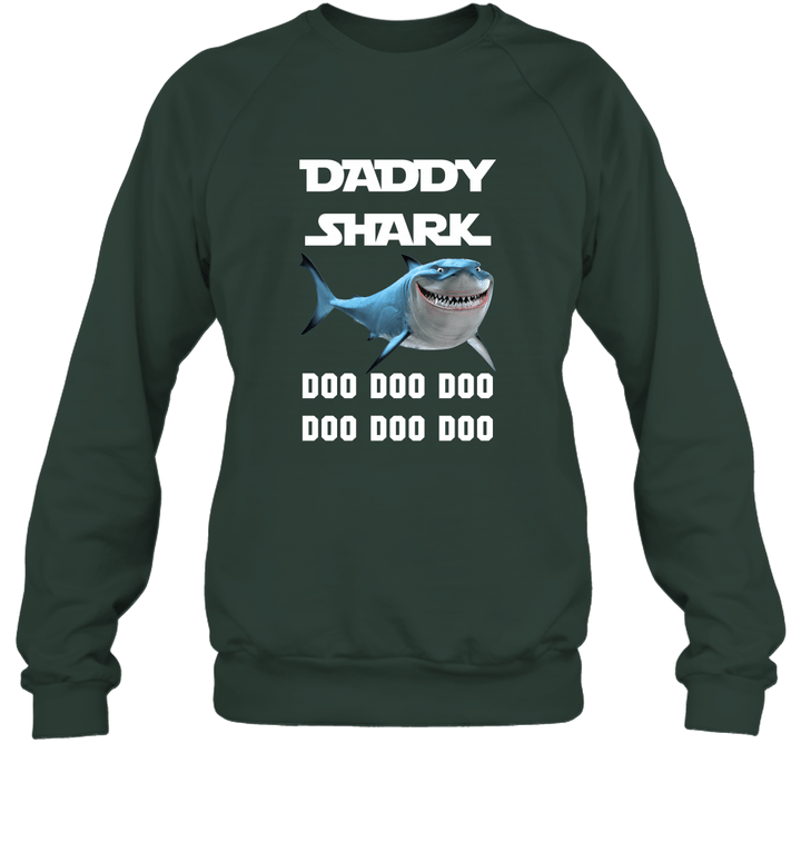 Daddy Shark Doo Doo Doo a Unisex Crewneck Sweatshirt