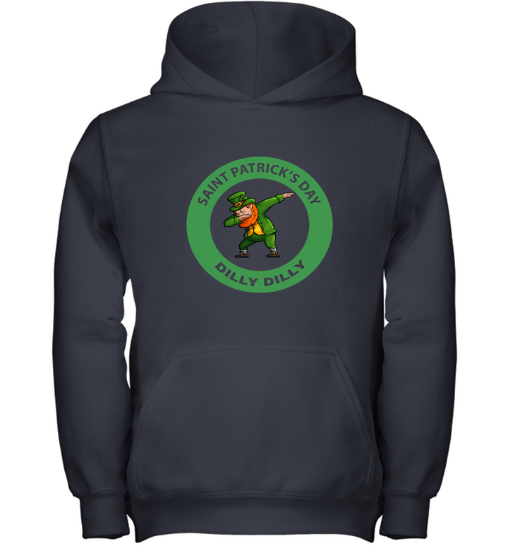 Dabbing Saint Patrick's Day Dilly Dilly Youth Hoodie