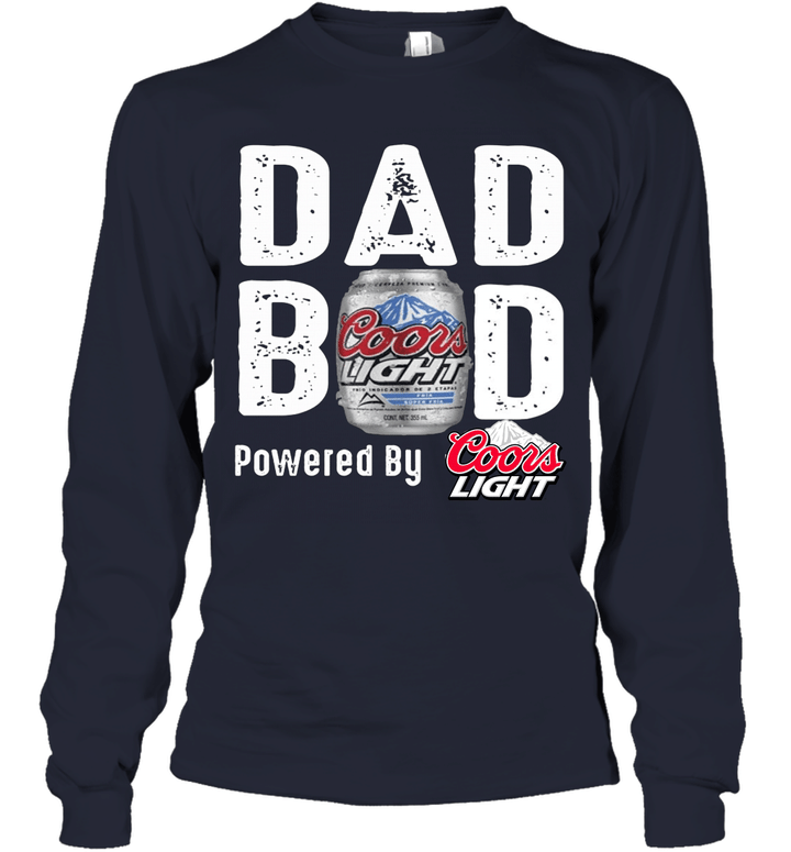 Dad Bob Powered by Coors Light Youth Long Sleeve