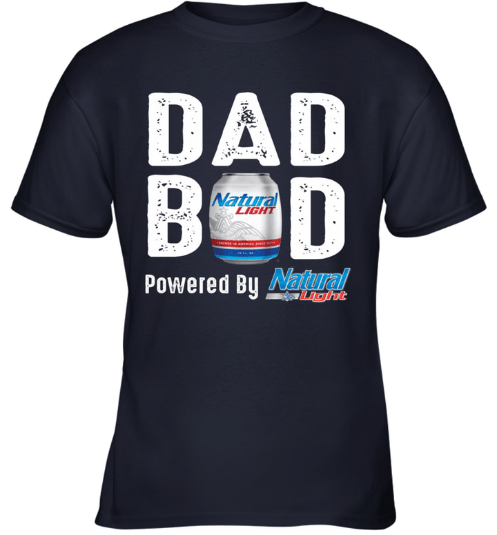 Dad Bob Powered by Natural Light Youth T-Shirt