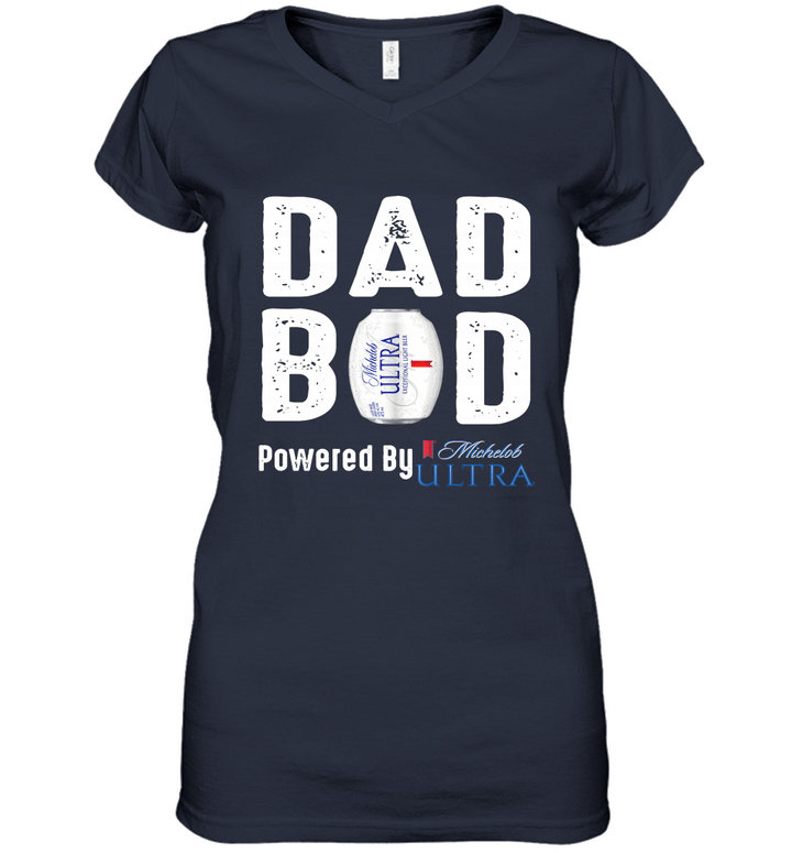 Dad BOD Powered by Michelob Ultra Women V-Neck
