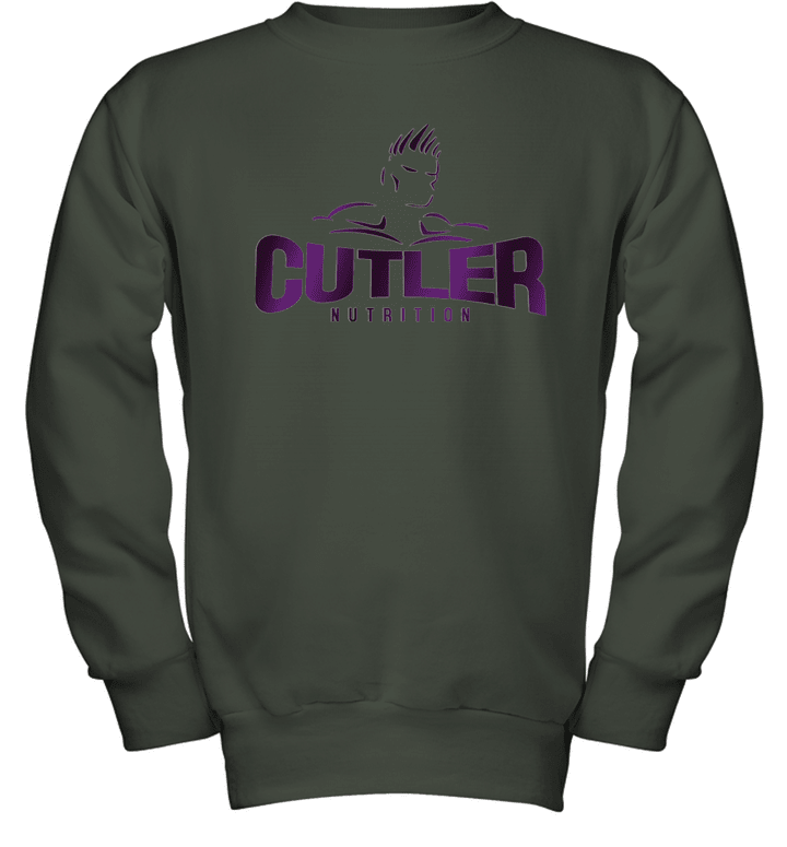 Cutler Logo Cutler Nutrition Men's T Shirt Youth Crewneck Sweatshirt