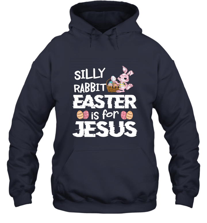 Cute Silly Rabbit Easter Is for Jesus Christians Unisex Hoodie