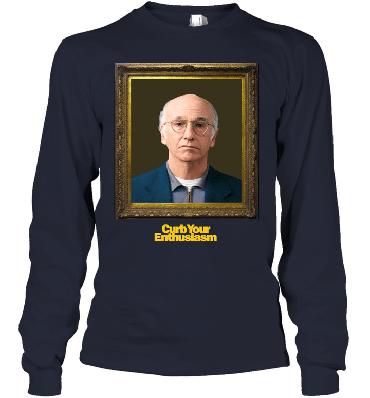 Curb Your Enthusiasm T Shirt  Larry David Portrait Youth Long Sleeve