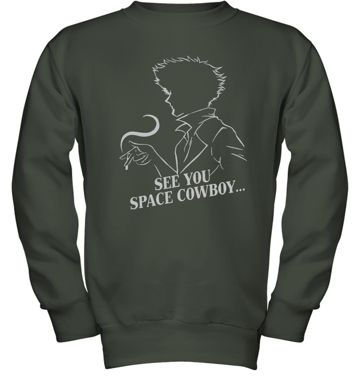 Cowboy Bebop Anime See You Space Cowboy' Youth Crewneck Sweatshirt