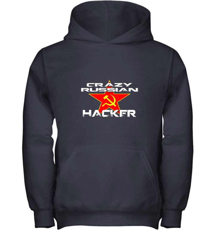 Crazy Russian Hacker Youth Hoodie