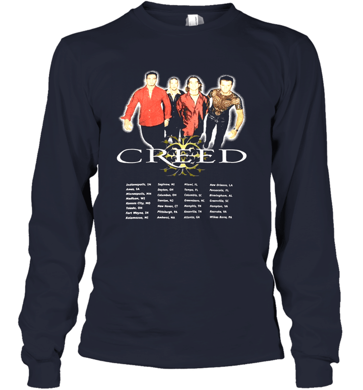 Creed Concert Tour mặt sau Youth Long Sleeve