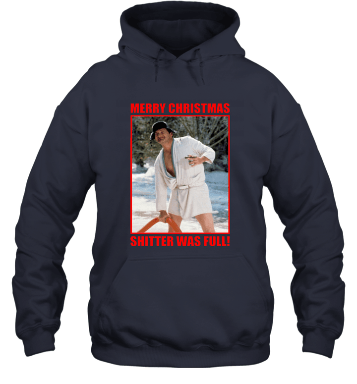 Cousin Eddie Merry Christmas Shitters Full National Christmas Vacation Unisex Hoodie