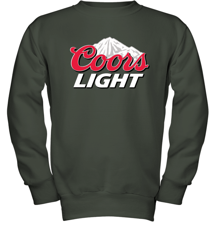 Coors Light Sign Youth Crewneck Sweatshirt