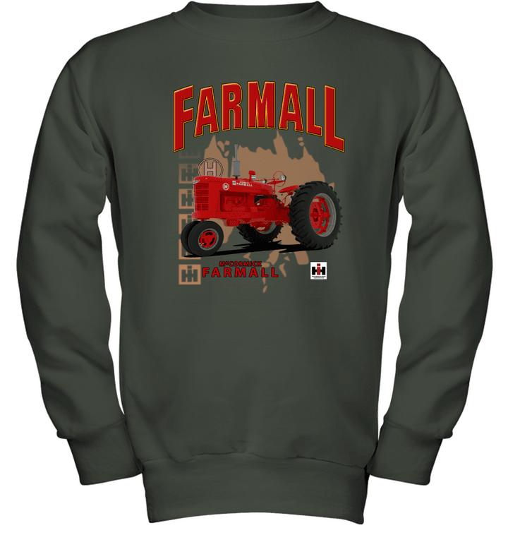 Country Casuals Farmall H Tractor  Adult Short Sleeve Tee Youth Crewneck Sweatshirt
