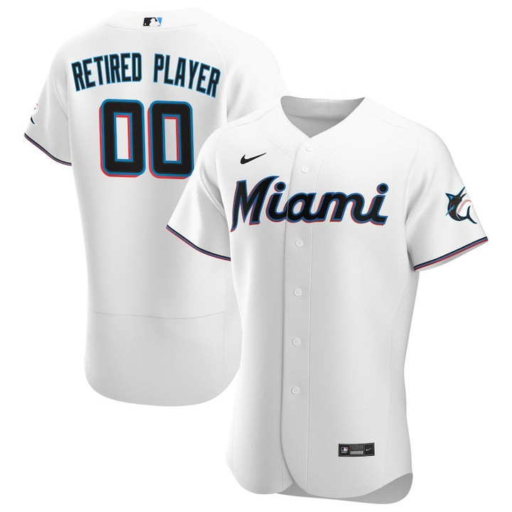 Men's Miami Marlins Nike White Home Pick-A-Player Retired Roster Authentic Jersey