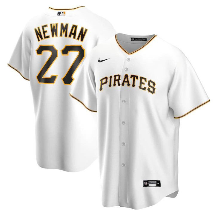 Men's Pittsburgh Pirates Kevin Newman Nike White Home Replica Player Name Jersey