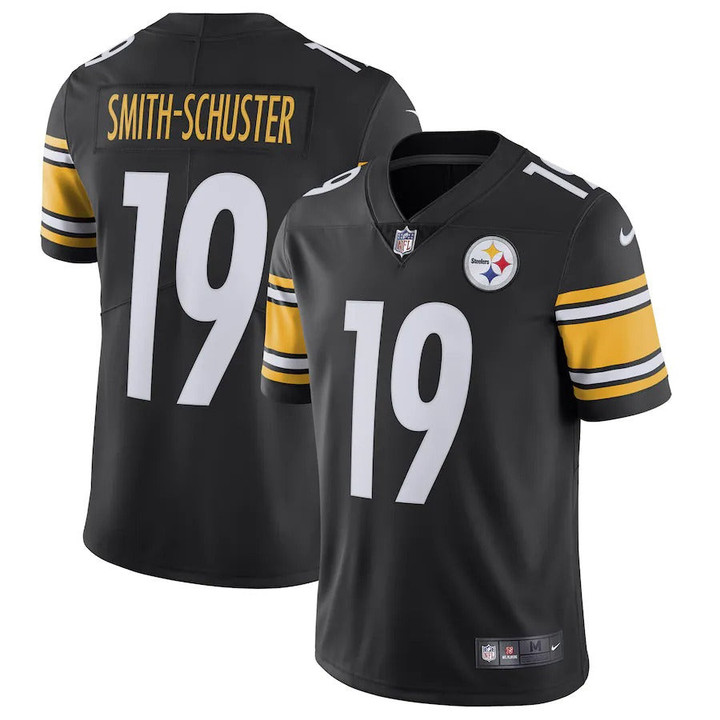 Men's Pittsburgh Steelers JuJu Smith-Schuster Nike Black Team Color Vapor Untouchable Limited Jersey