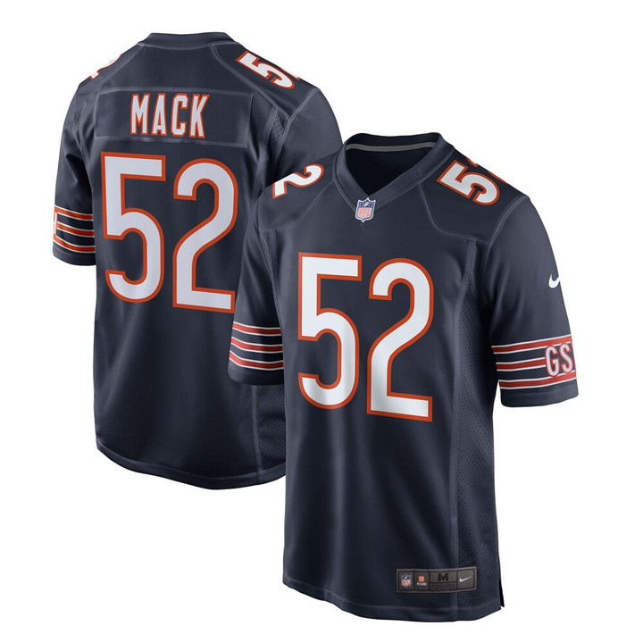 Men's Chicago Bears Khalil Mack Nike Navy Game Player Jersey