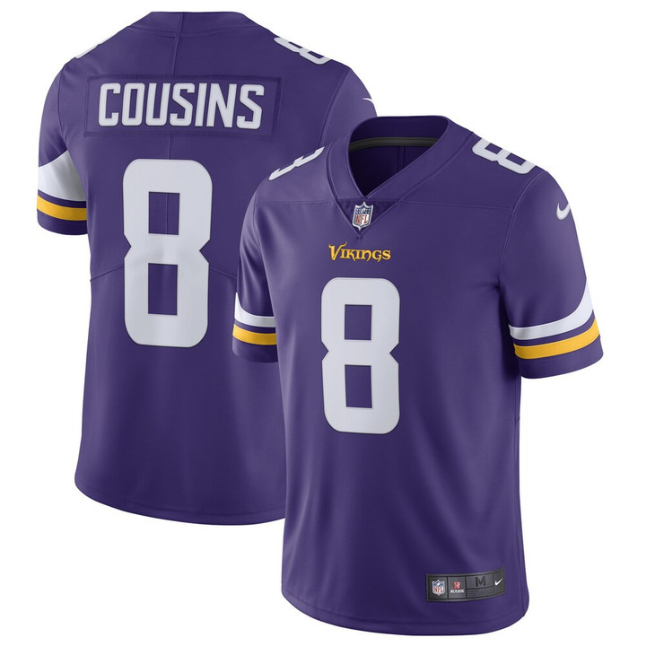 Men's Minnesota Vikings Kirk Cousins Nike Purple Vapor Untouchable Limited Jersey