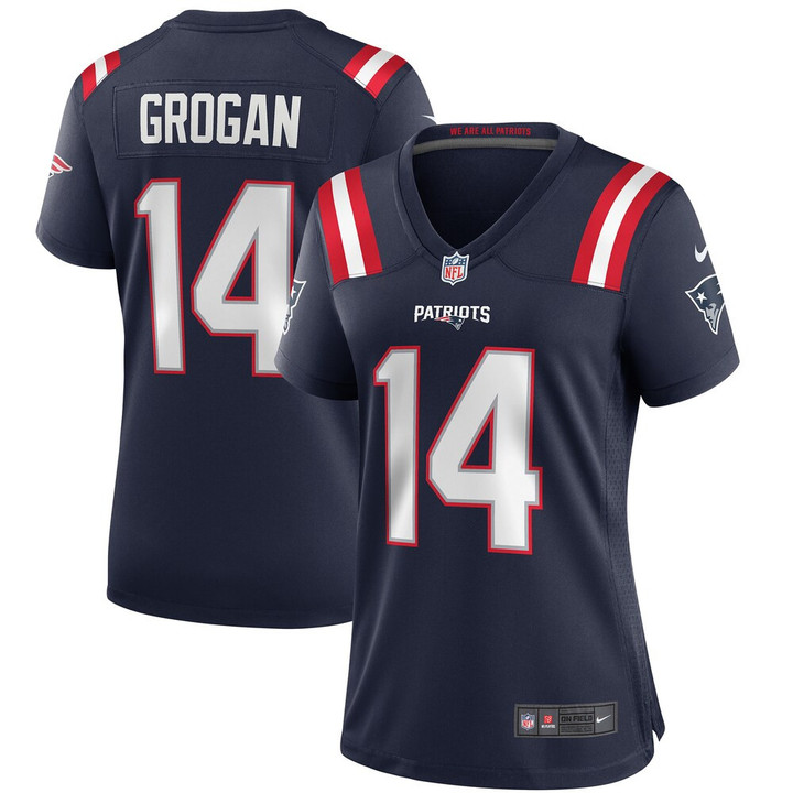 Women's New England Patriots Steve Grogan Nike Navy Game Retired Player Jersey