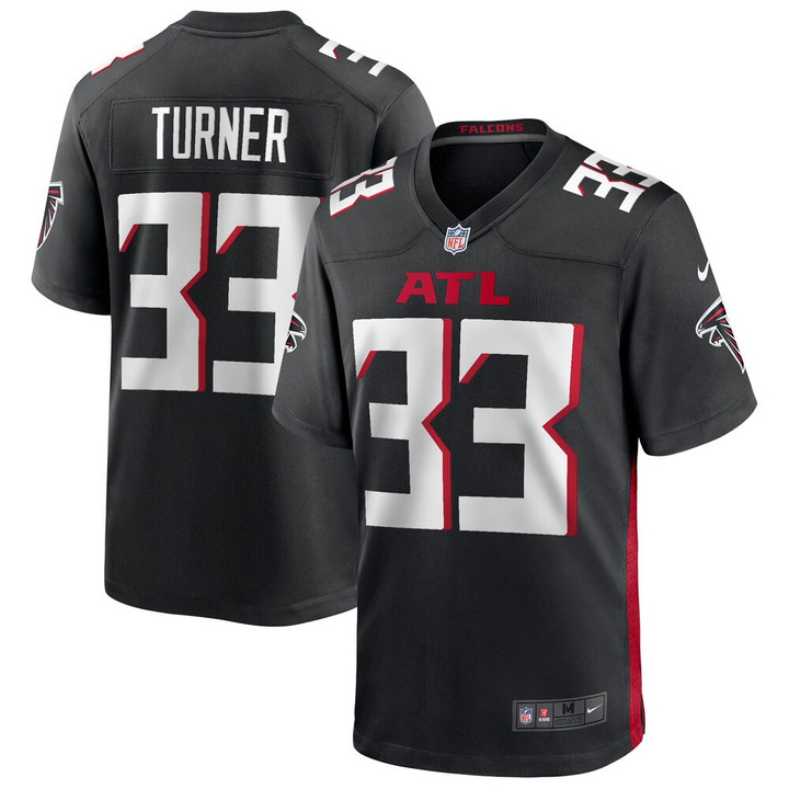 Men's Atlanta Falcons Michael Turner Nike Black Game Retired Player Jersey